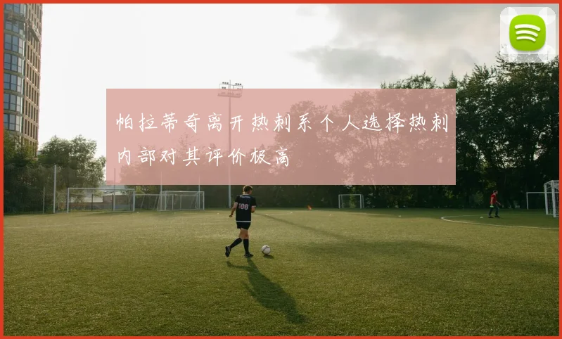 帕拉蒂奇离开热刺系个人选择热刺内部对其评价极高