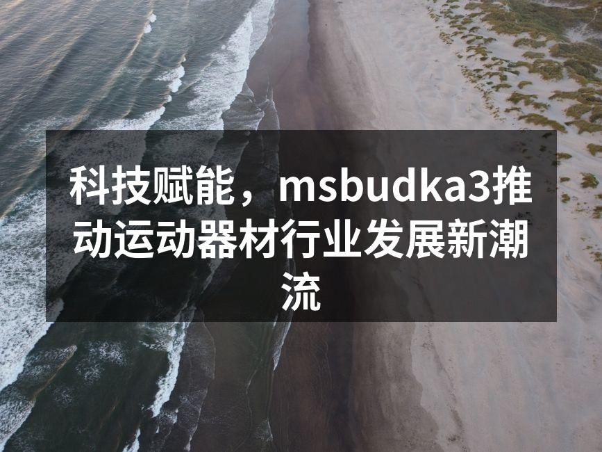 科技赋能，msbudka3推动运动器材行业发展新潮流